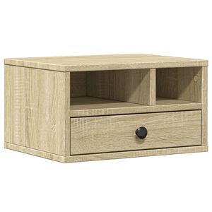 vidaXL sonoma t&ouml;lgy sz&iacute;nű szerelt fa nyomtat&oacute;&aacute;llv&aacute;ny 40 x 32 x 22,5 cm