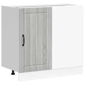 vidaXL als&oacute; konyhaszekr&eacute;ny Lucca sz&uuml;rke sonoma műfa