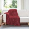 vidaXL Takar&oacute;k 6 pcs Bordeaux piros 150 x 130 cm Gyapj&uacute;