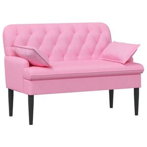 vidaXL Gombra tűz&ouml;tt loveseat R&oacute;zsasz&iacute;n 111 x 68 x 80 cm Sz&ouml;vet