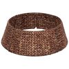 vidaXL Kar&aacute;csonyfakollekci&oacute; Kerek Barna &Oslash; 75 x 25 cm V&iacute;zi j&aacute;cint