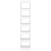 vidaXL fehér térelválasztó könyvszekrény 40 x 30 x 198 cm