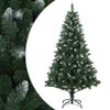 vidaXL Mű kar&aacute;csonyfa 180 cm PVC &eacute;s f&eacute;m Z&ouml;ld