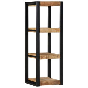 vidaXL fali polc 35x35x100 cm t&ouml;m&ouml;r nyersfa Mango