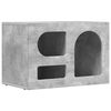 vidaXL TV szekr&eacute;ny ELST 60 x 35 x 40 cm Beton Sz&uuml;rke Szerelt Fa