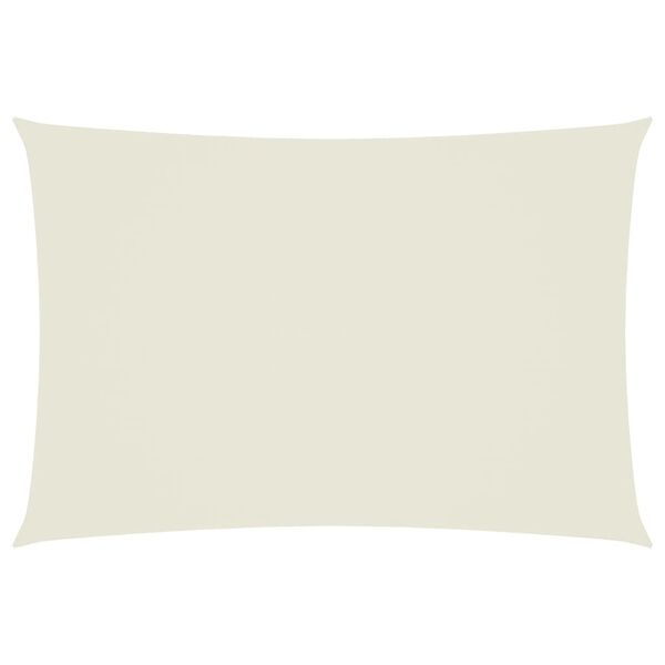 vidaXL krémszínű téglalap alakú oxford-szövet napvitorla 2,5x4,5 m
