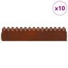 vidaXL Gyepszeg&eacute;lyek 10 db 103 x 0,05 x 22 cm Időj&aacute;r&aacute;s&aacute;ll&oacute; Ac&eacute;l