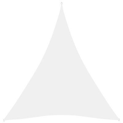 vidaXL fehér háromszög alakú oxford-szövet napvitorla 4 x 5 x 5 m