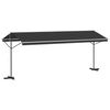 vidaXL antracitsz&uuml;rke szabadon &aacute;ll&oacute; napellenző 600 x 300 cm