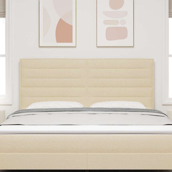 vidaXL LED &aacute;gyt&aacute;mla LED -es l&aacute;mp&aacute;kkal Kr&eacute;m 180 cm Poli&eacute;szter