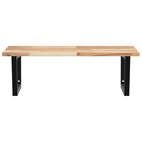 vidaXL ac&eacute;l &eacute;s t&ouml;m&ouml;r ak&aacute;cfa falra szerelhető mosd&oacute;polc