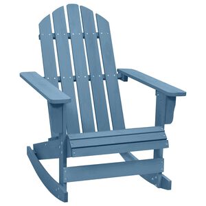 vidaXL k&eacute;k t&ouml;m&ouml;r fenyőfa kerti Adirondack hintasz&eacute;k