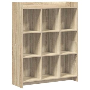 vidaXL K&ouml;nyvszekr&eacute;ny Sonoma T&ouml;lgy 87,5 x 30 x 111 cm Szerelt Fa