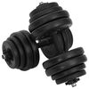 vidaXL egykezes s&uacute;lyz&oacute;k 2 x 15 kg