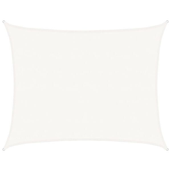 vidaXL feh&eacute;r HDPE napvitorla 160 g/m&sup2; 6 x 8 m