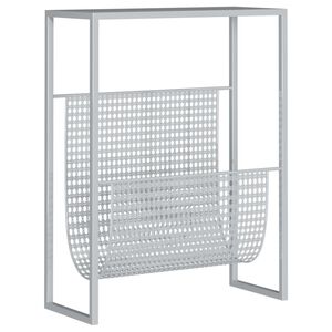 vidaXL ez&uuml;stsz&iacute;nű ac&eacute;l &uacute;js&aacute;gtart&oacute; &aacute;llv&aacute;ny 35 x 15 x 45 cm