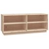vidaXL t&ouml;m&ouml;r fenyőfa cipőszekr&eacute;ny 110 x 34 x 45 cm