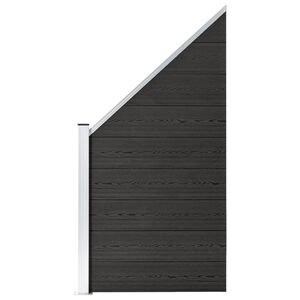 vidaXL sz&uuml;rke WPC ker&iacute;t&eacute;spanel 95 x (105-180) cm