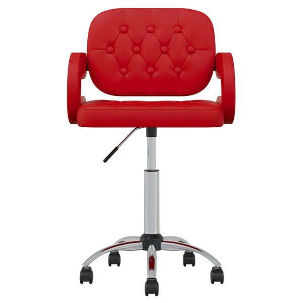 vidaXL 4 db bord&oacute; műbőr forg&oacute; &eacute;tkezősz&eacute;k