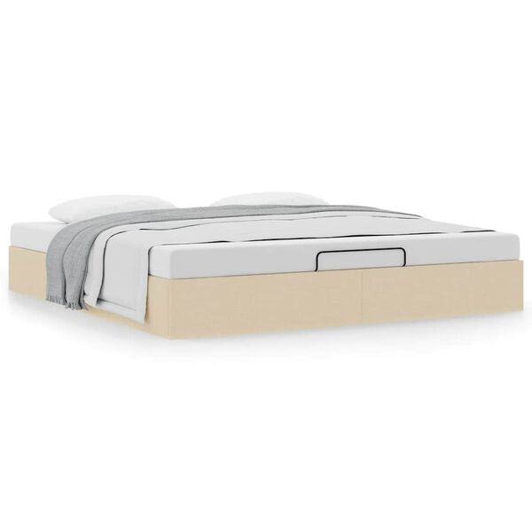 vidaXL Ottom&aacute;n &aacute;gykeret matrac n&eacute;lk&uuml;l kr&eacute;m 180x200 cm sz&ouml;vet