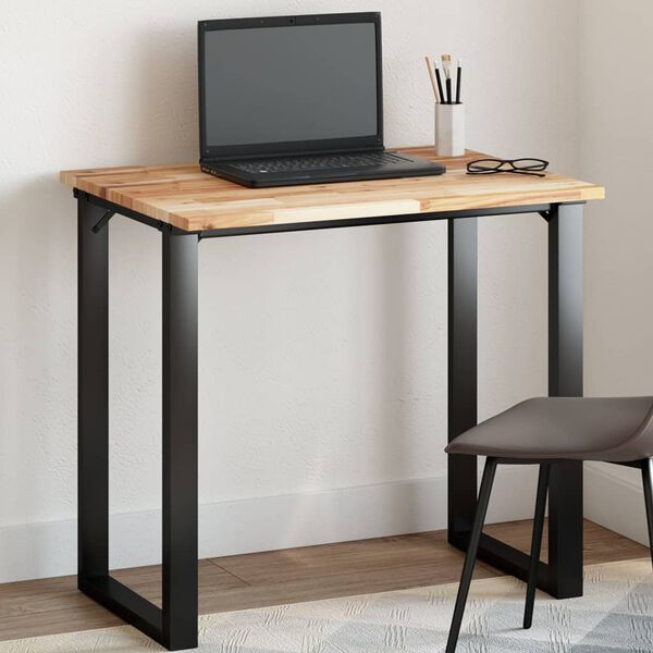 vidaXL n&eacute;gysz&ouml;g alak&uacute; t&ouml;m&ouml;r ak&aacute;cfa asztallap 100 x 60 x 2 cm