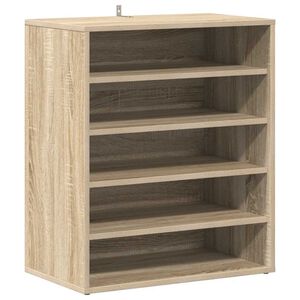 vidaXL sonoma t&ouml;lgy sz&iacute;nű szerelt fa cipősszekr&eacute;ny 60 x 35 x 70 cm