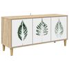 vidaXL TV szekr&eacute;ny HANAU 102 x 33 x 50 cm Sonoma Szerelt Fa