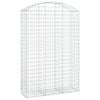 vidaXL &iacute;ves horganyzott vas gabion kos&aacute;r 150x50x220/240 cm