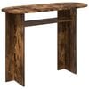 vidaXL Konzolasztal F&uuml;st&ouml;s T&ouml;lgy 100 x 39,5 x 75 cm Szerelt Fa