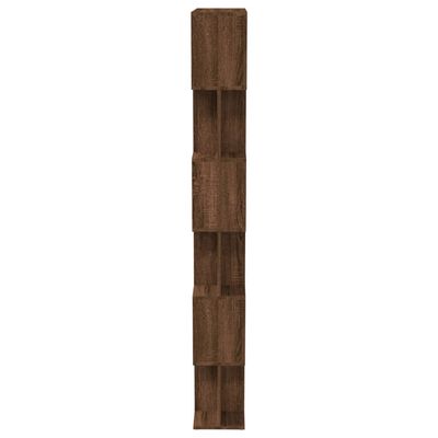 vidaXL barna tölgyszínű fa könyvszekrény/térelválasztó 80x24x192 cm
