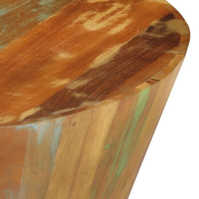 vidaXL tömör újrahasznosított fa dohányzóasztal Ø65 x 31 cm