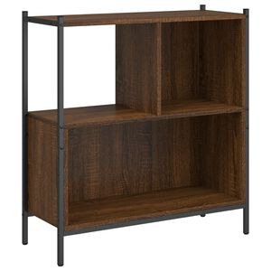 vidaXL barna t&ouml;lgy sz&iacute;nű szerelt fa k&ouml;nyvszekr&eacute;ny 72 x 28 x 77,5 cm