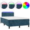 vidaXL s&ouml;t&eacute;tk&eacute;k b&aacute;rsony rug&oacute;s &eacute;s LED-es &aacute;gy matraccal 120x200 cm