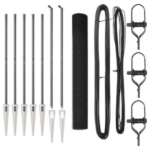 vidaXL Hevederes dr&oacute;tker&iacute;t&eacute;s t&uuml;sk&eacute;kkel 10 x 1,2 m PVC-bevonatos Ac&eacute;l