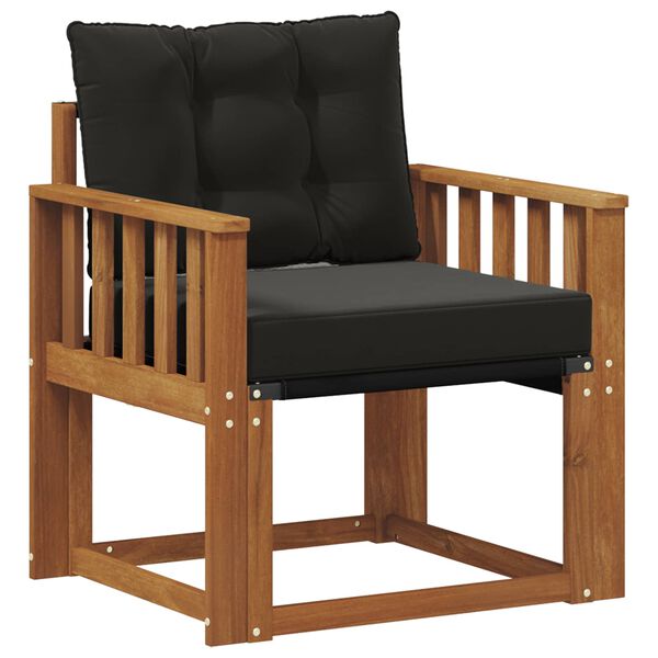 vidaXL 2 Darab K&uuml;lt&eacute;ri kanap&eacute; szett T&ouml;m&ouml;r ak&aacute;cfa &eacute;s textil&eacute;n