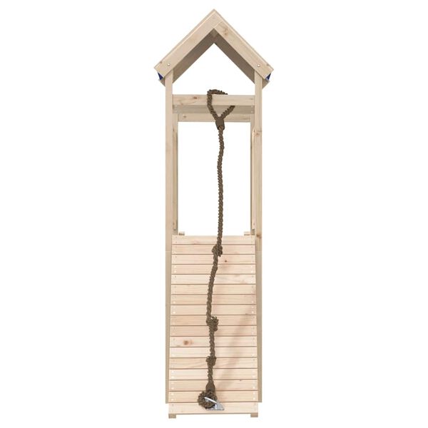 vidaXL t&ouml;m&ouml;r fenyőfa k&uuml;lt&eacute;ri j&aacute;tsz&oacute;szett