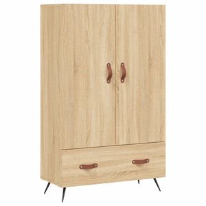 vidaXL sonoma t&ouml;lgy sz&iacute;nű szerelt fa magasszekr&eacute;ny 69,5 x 31 x 115 cm