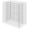 vidaXL horganyzott ac&eacute;l gabion magas&aacute;gy&aacute;s 90 x 50 x 100 cm