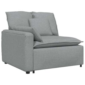 vidaXL vil&aacute;gossz&uuml;rke modul&aacute;ris kanap&eacute; karf&aacute;s v&eacute;gmodul p&aacute;rn&aacute;kkal 100 cm