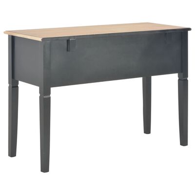 vidaXL fekete fa íróasztal 109,5 x 45 x 77,5 cm