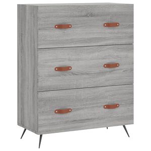 vidaXL sz&uuml;rke sonoma sz&iacute;nű szerelt fa kom&oacute;d 69,5 x 34 x 90 cm