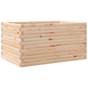 vidaXL t&ouml;m&ouml;r fenyő kerti vir&aacute;gl&aacute;da 90 x 60 x 45,5 cm