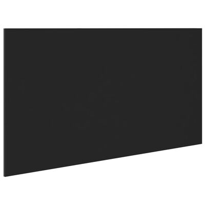 vidaXL fekete szerelt fa ágyfejtámla 160 x 1,5 x 80 cm