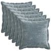 vidaXL P&aacute;rna huzat 6 db HOUTEN Vil&aacute;gosk&eacute;k 45 x 45 cm Chenille Sz&ouml;vet