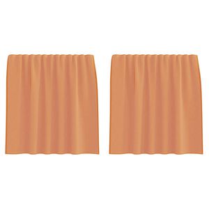 vidaXL 2 db terrakotta voile f&uuml;gg&ouml;ny&ouml;k r&uacute;d zsebekkel