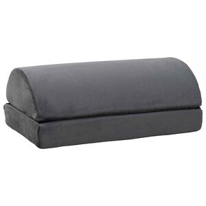 vidaXL Egysz&iacute;nű Sz&uuml;rke 44 x 29 x 17 cm PU hab