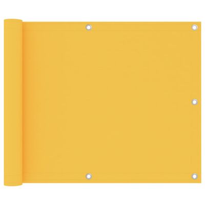 vidaXL sárga oxford-szövet erkélyparaván 75 x 400 cm