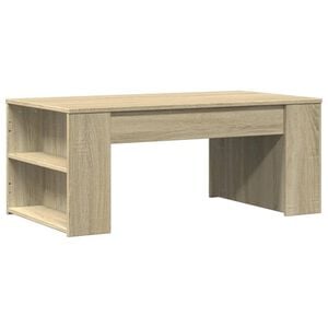 vidaXL sonoma t&ouml;lgy sz&iacute;nű szerelt fa doh&aacute;nyz&oacute;asztal 102 x 55 x 42 cm