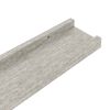 vidaXL 4 db betonsz&uuml;rke fali polc 100 x 9 x 3 cm