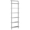 vidaXL K&ouml;nyvespolc 6 szintes 60 x 24 x 203 cm Szerelt fa Sz&uuml;rke Sonoma